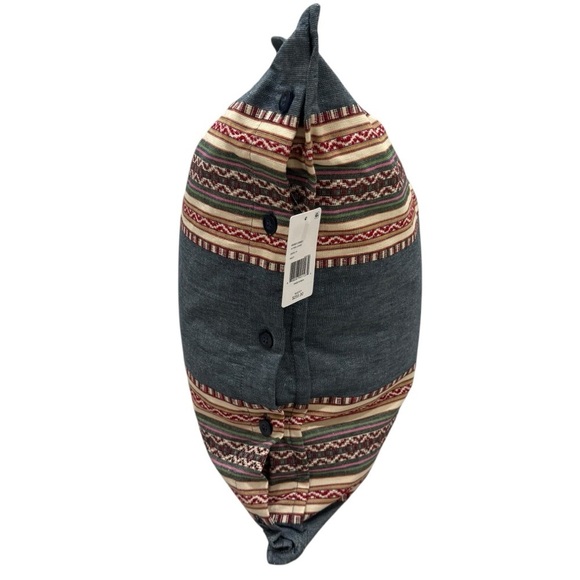 Ralph Lauren Alyssa Multicolor Striped Throw Pillow MSRP $255 20x20 Cotton/Linen - Picture 13 of 16